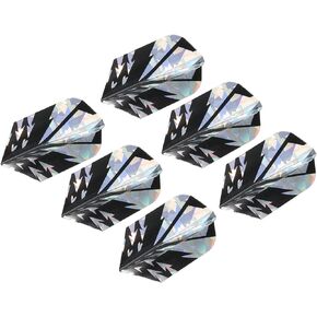 PATIKIL Slim Dart Flights, 6 Pack PET Unique Design Dart Accessories for Steel Tip Dart and Soft Tip Darts, Arrow Pattern