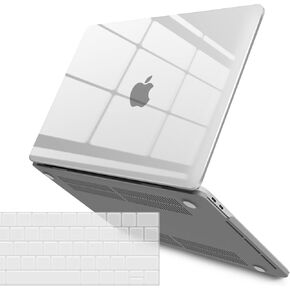 IBENZER Compatible with MacBook Pro 16 Inch Case A2141 Release 2020 2019, Hard Shell Case with Keyboard Cover for Old Version Mac Pro 16’’, Crystal Clear, T16-CYCL+1