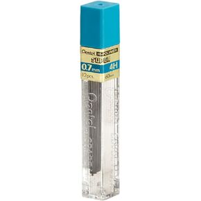 Pentel Hi-Polymer Lead, 0.7 mm, Medium, 4H, Black (PEN504H)