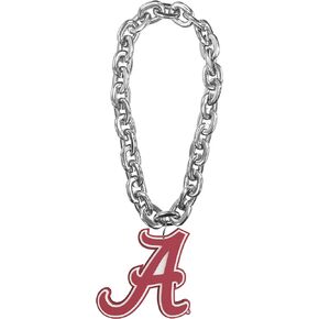 aminco Alabama Crimson Tide Fan Chain, Silver