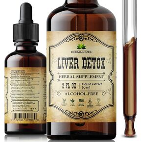 Milk Thistle Extract - All-Natural Cleanse and Detox Supplement for Liver Support, Immune System Boost and Skin Health - Silymarin Nutritional Supplement - 4 Fl Oz