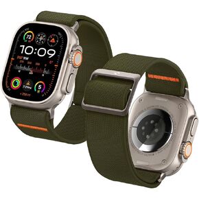 Spigen Lite Fit Ultra Band Designed for Apple Watch Band for Apple Watch Ultra2/Apple Watch Ultra 49mm, Series 9/8/SE2/7/6/SE/5/4/3/2/1 45mm/44mm/42mm Nylon Solo Loop