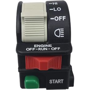 M MATI Left Start Engine Run Off Headlight HI LO Off Handlebar Switch for Polaris Predator 500 Outlaw 450 Outlaw 500 Outlaw 525 4011442 4011387 4010594