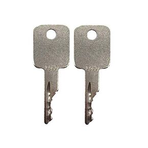 5 Pack Ignition Keys for Bobcat, Terex, Broce, Ditch Witch, Genie, Grove, Ingersoll-Rand, JLG, Pollock, Tenant, Timberjack, Vermeer, Volvo 307852A1, 6693241, 6709527, 714602, A77313, D250 (5)