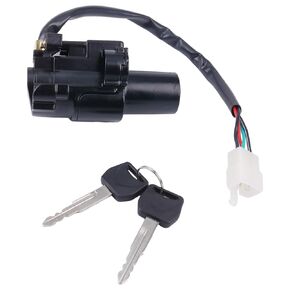 Ignition Switch Assenbly & Keys Steering Lock 35100-MBW-A11 35100-MEE-A00 Compatible with Honda CBR600F4i CBR600 F41 ST1300 VTR1000 VFR800 CBR600RR CBR600 CB750 CB1100SF 35100-MCC-E00