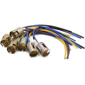 uxcell 6pcs Car 1157 Turn Signal Light Wiring Harness Socket Connector