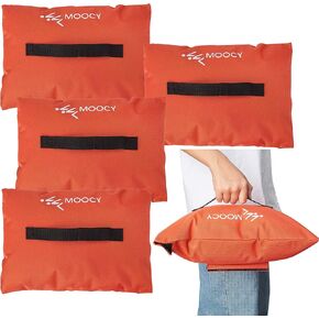 Sports Net Small Sand Bags Set of 4, Weighted Anchors for Outdoor Baseball Nets, Hockey Nets, Football Nets, Soccer Goals Nets, Golf Nets and More