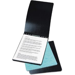 ACCO PRESSTEX Report Covers, Top Binding for Letter Size Sheets, 2 Inch Capacity, Black (A7017021)