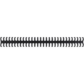 NUOBESTY 30 Plastic Open Binder Spiral Coil Binding Wire Binding Spines Ring Binder Comb Bindings Clips Binding Spirals a4 Binder Plastic File folders Bind Buckle Clips to Open Notebook a5
