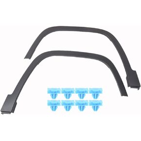 labwork Fender Flares Set Replacement for 2014-2017 Cherokee Front Left and Right 2Pcs Black 68210314AE 68210315AE CH1290111 CH1291111