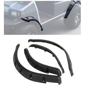 ECOTRIC Golf Cart Standard Fender Flares Compatible with 1993+ Club Car DS Model (2 Front and 2 Rear Fender Flare)
