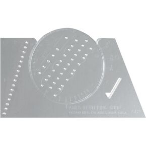 Westcott Lettering, Stenciling Paper Template (ALG-1)