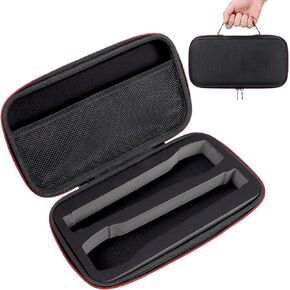 Ciieeo Wireless Microphone Case Mic Storage Carrying Bag for 2 Handheld Microphones Hard EVA Case with Zipper for Travel Outdoor