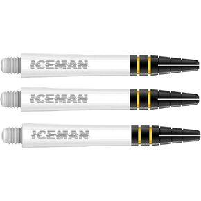 RED DRAGON Gerwyn Price Iceman Nitrotech Dart Shafts - 2 Sets per Pack (6 shafts in Total)