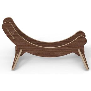 حامل دراجة داخلي من خشب الجوز، أرضية حامل دراجة خشبية قابلة للتعديل - حامل دراجة فردي لتخزين الدراجة الداخلية الأنيقة في المرآب أو الشقة أو المنزل أو المتجر - لا يتطلب أدوات in Kuwait