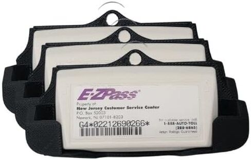 Fastrak، EZ Pass (الجديد والقديم)، وI-Pass 3 Point Mount (عبوة واحدة) - حامل جهاز إرسال واستقبال للأحجام الجديدة والقديمة in Saudi Arabia