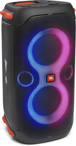 JBL PartyBox 110 - Portable Party Speaker with Built-in Lights, Powerful Sound and deep bass, Black & FLIP 5, Waterproof Portable Bluetooth Speaker, Black, Small in Saudi Arabia