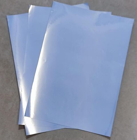 GLOSSY GOLD-20 Sheets A4 Size（8.26"x11.7") Printable Glossy Gold Vinyl Waterproof Sticker Paper Premium Adhesive Sheets Ink Dries Quickly For Inkjet/Laser Printer in Saudi Arabia