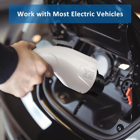 شاحن Winado Level 1-2 EV، شاحن سيارة محمول 16A 25FT، محطة شحن السيارة الكهربائية بمحول 120-240 فولت مع مقابس NEMA 5-15 و6-20 للمنزل in Kuwait