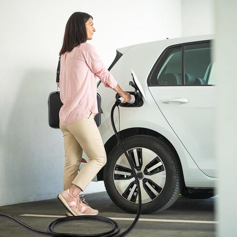 شاحن Winado Level 1-2 EV، شاحن سيارة محمول 16A 25FT، محطة شحن السيارة الكهربائية بمحول 120-240 فولت مع مقابس NEMA 5-15 و6-20 للمنزل in Kuwait