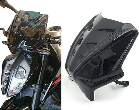 New 2018 2019 2020 2021 2022 Motorcycle Accessories Windshield Windscreen Visor Fits for 790DUKE 890DUKE 790 Duke 890 Duke Wind Deflectors (Smoke) in Saudi Arabia