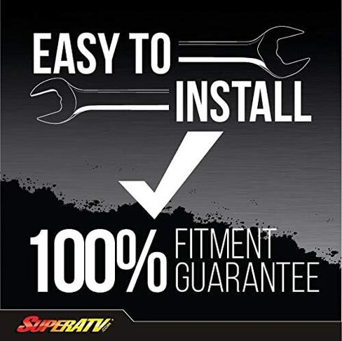 SuperATV.com الزجاج الأمامي الكامل لعام 2013+ Polaris Ranger XP 900 / 2014+ Polaris Ranger XP 900 Crew | 1/4 بوصة من البولي كربونات الشفاف | طلاء صلب بصري XR | مقاوم للخدش | خالٍ من الخشخشة | صنع في الولايات المتحدة الأمريكية in Kuwait