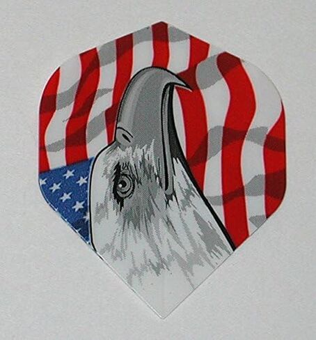 US Darts - 5 Sets (15 Flights) US USA American Bald Eagle Standard Dart Flights in Saudi Arabia