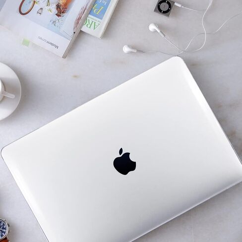 جراب COATIT لجهاز MacBook Air 13 بوصة إصدار A2337 M1 A2179 A1932 2022-2020-2018، لجهاز MacBook Air 13.3 بوصة وغطاء لوحة المفاتيح وواقي شاشة، شفاف in Kuwait
