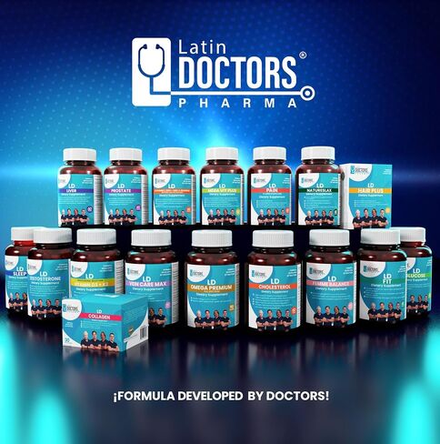 Latin Doctors Liver Supplement with Milk Thistle, Vitamin B12 and B6, Folic Acid, Essential Amino Acids, Niacin, Inositol, and Riboflavin to Support Liver Health, Care and Repair, 60 Capsules in Saudi Arabia