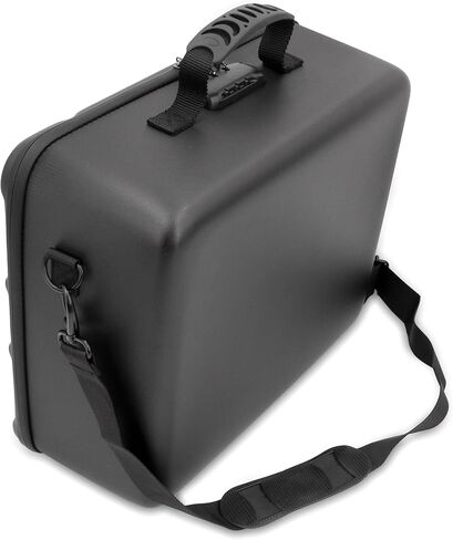 CASEMATIX Wireless Microphone Case Compatible With Eight Wireless Mic System Microphones Up To 10.75" by Sennheiser, Shure and More, Customizable Mic Case For Travel With Strap For Singing or Karaoke in Saudi Arabia