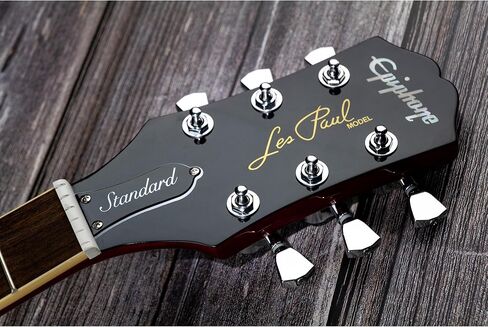 Musiclily Economy 3L3R Roto Style مولفات الجيتار المختومة رؤوس الماكينة ضبط أوتاد المفاتيح لمجموعة Epiphone Les Paul SG ES، زر حجر المفاتيح أسود in Saudi Arabia
