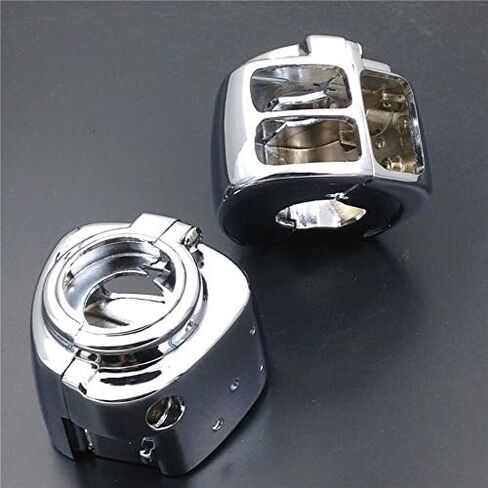 غطاء غطاء مفتاح كروم HTTMT MT265-001-CD متوافق مع 1996-2012 Harley Sportster 1996-2012 Harley Dyna 1996-2010 Harley Softail 2002-2012 Harley V-Rod in Kuwait
