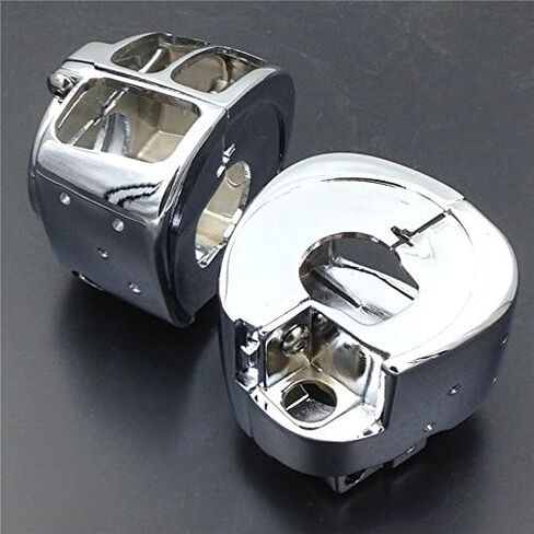 غطاء غطاء مفتاح كروم HTTMT MT265-001-CD متوافق مع 1996-2012 Harley Sportster 1996-2012 Harley Dyna 1996-2010 Harley Softail 2002-2012 Harley V-Rod in Kuwait