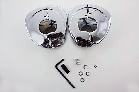 غطاء غطاء مفتاح كروم HTTMT MT265-001-CD متوافق مع 1996-2012 Harley Sportster 1996-2012 Harley Dyna 1996-2010 Harley Softail 2002-2012 Harley V-Rod in Kuwait