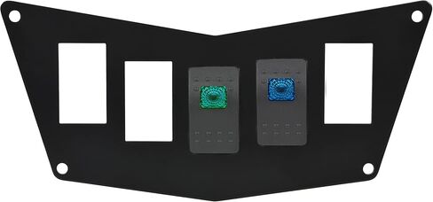 لوحة مفاتيح وحدة التحكم SAUTVS لـ Polaris RZR 570 800 900XP 2008-2014، لوحة لوحة مفاتيح سوداء لـ Polaris RZR 800 800S 900XP 570 (قطعة واحدة) in Saudi Arabia