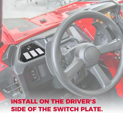 KEMIMOTO Switch Plates Compatible with 2019+ Talon 1000R Talon 1000X 2020+1000X-4 Accessories Premium Aluminum Drivers Side Switch Panel in Saudi Arabia