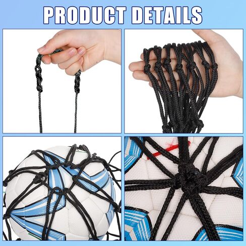 4 Pcs Solo Soccer Ball Net Kicker Soccer Bungee Trainer Equipment Soccer Practice Juggling Net for Kids Adults Youth Kicking Practice,for Ball Size 3,4,5(Blue/Green/Yellow/Black) in Saudi Arabia