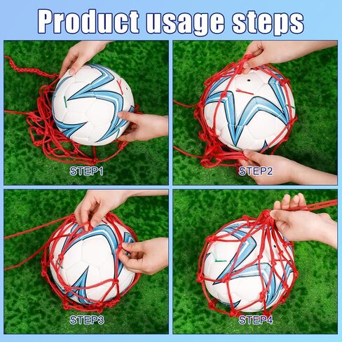 4 Pcs Solo Soccer Ball Net Kicker Soccer Bungee Trainer Equipment Soccer Practice Juggling Net for Kids Adults Youth Kicking Practice,for Ball Size 3,4,5(Blue/Green/Yellow/Black) in Saudi Arabia