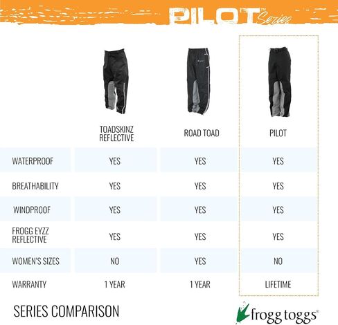 FROGG TOGGS Men's Pilot Reflective Waterproof Motorcycle Pant in Saudi Arabia
