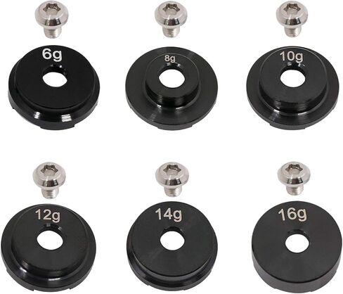 أوزان الجولف لنوادي Ping G 30 Driver Head Fairway Hybrid مع برغي، 6g 8g 10g 12g 14g 16g LS SF TEC 5# 3# FW ملحق (مختلط 6 قطع (6g&8g&10g&12g&14g&16g)) in Kuwait