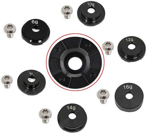 أوزان الجولف لنوادي Ping G 30 Driver Head Fairway Hybrid مع برغي، 6g 8g 10g 12g 14g 16g LS SF TEC 5# 3# FW ملحق (مختلط 6 قطع (6g&8g&10g&12g&14g&16g)) in Kuwait