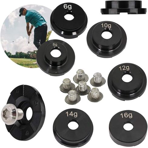 أوزان الجولف لنوادي Ping G 30 Driver Head Fairway Hybrid مع برغي، 6g 8g 10g 12g 14g 16g LS SF TEC 5# 3# FW ملحق (مختلط 6 قطع (6g&8g&10g&12g&14g&16g)) in Kuwait