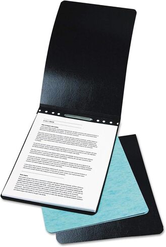 أغطية تقارير ACCO PRESSTEX، غلاف علوي لأوراق بحجم الحروف، سعة 2 بوصة، أسود (A7017021) in Kuwait