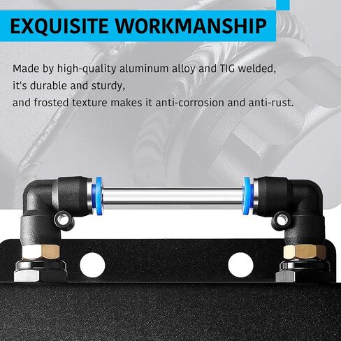 خزان خزان سائل التبريد خزان تجاوز سائل التبريد، خزان تجاوز المبرد العالمي سعة 1 لتر، خزان خزان مضاد للتجمد لاسترداد سائل التبريد من الألومنيوم in Kuwait