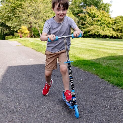 Nebulus Adjustable Scooter: Pink & Black - Kids Two Wheel Scooter, Foam Handle Grip, Adjustable Handle Height in Kuwait