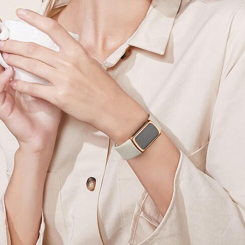 4 قطع من واقي الشاشة متوافق مع Fitbit Charge 6/Charge 5 (ليس للشحن 4/3)، غطاء حماية شامل من مادة TPU لغطاء ممتص الصدمات للساعة الذكية Charge 6/5 in Kuwait