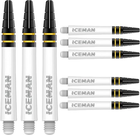 RED DRAGON Gerwyn Price Iceman Nitrotech Dart Shafts - 2 Sets per Pack (6 shafts in Total) in Saudi Arabia