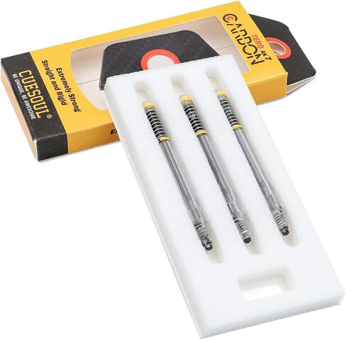 CUESOUL TERO AK7 Carbon Dart Shafts/Stem Built-in Spring Telescopic,Set of 3 pcs in Saudi Arabia