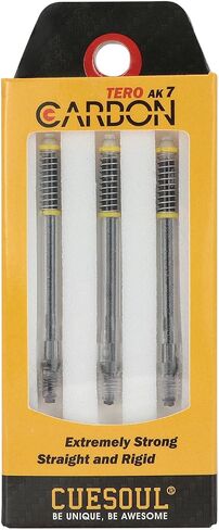 CUESOUL TERO AK7 Carbon Dart Shafts/Stem Built-in Spring Telescopic,Set of 3 pcs in Saudi Arabia