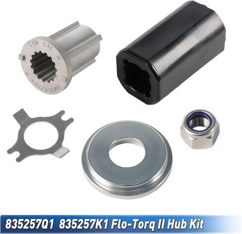 835257Q1 Flo-Torq II Hub Kit مناسبة لميركوري 135-300 HP، Mercruiser Alpha Bravo One Drives، بديل لمجموعة Quicksilver Flo Torq II Hub in Kuwait